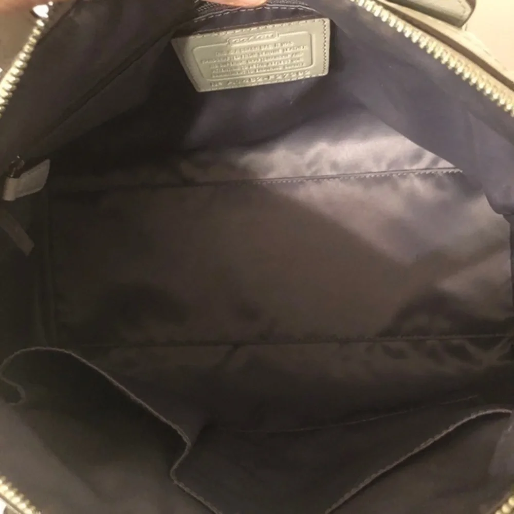 COACH TAYLOR EYELET LEATHER SATCHEL (COACH F27392)